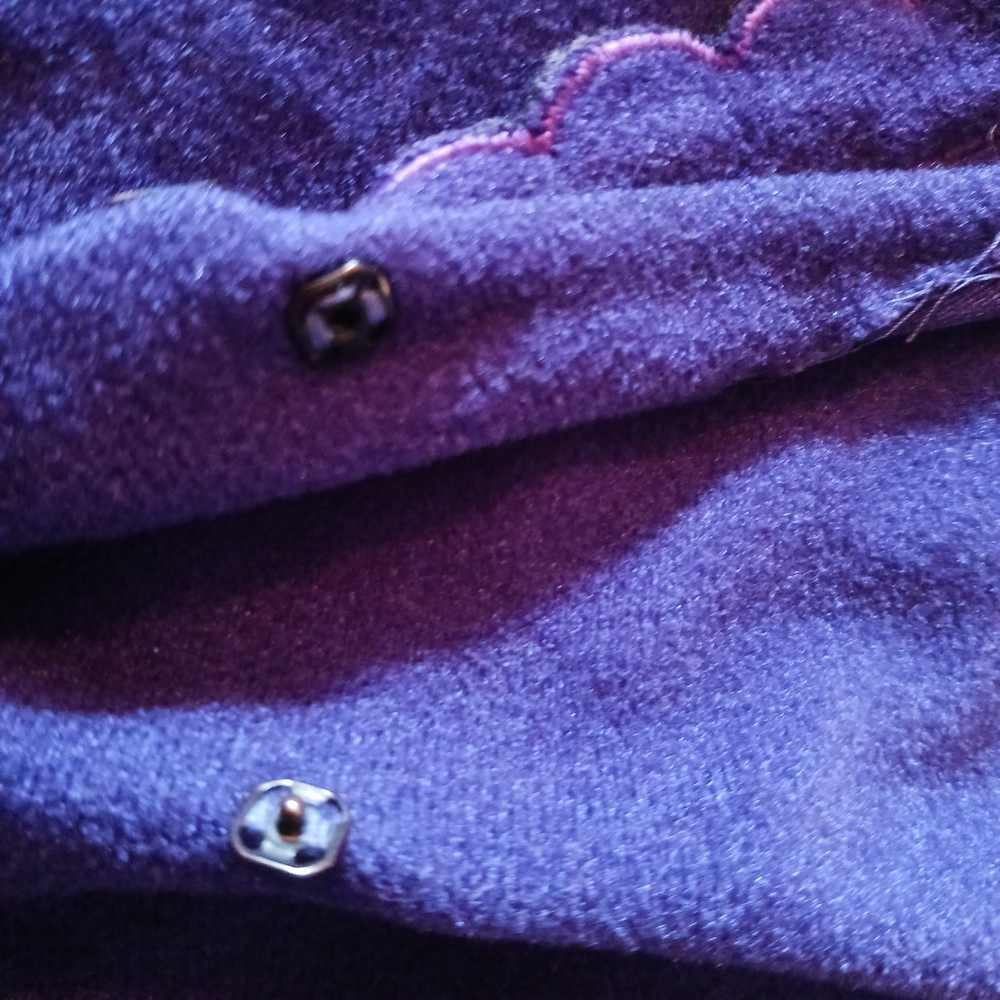 Vintage 90's Vanity Fair Purple Robe - Picture 9 of 15